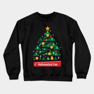 Mathematical Christmas Tree Crewneck Sweatshirt